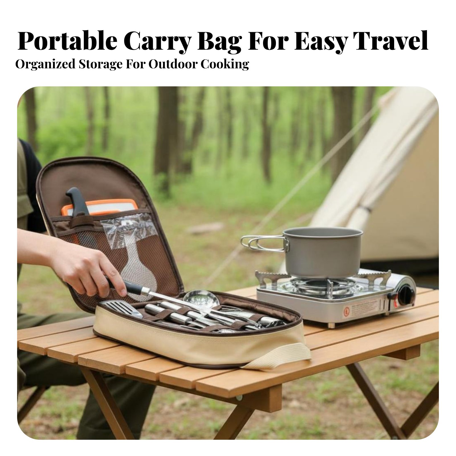 Outdoor Portable Cooking Utens - Camping Cooking Dining Set incelemesi ve fiyatı