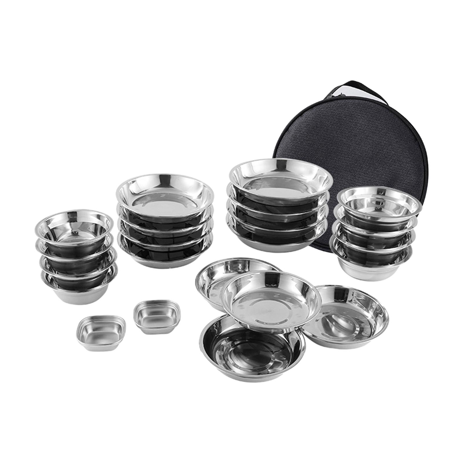 Stainless Steel Plates and Bow - Camping Cooking Pack incelemesi ve fiyatı