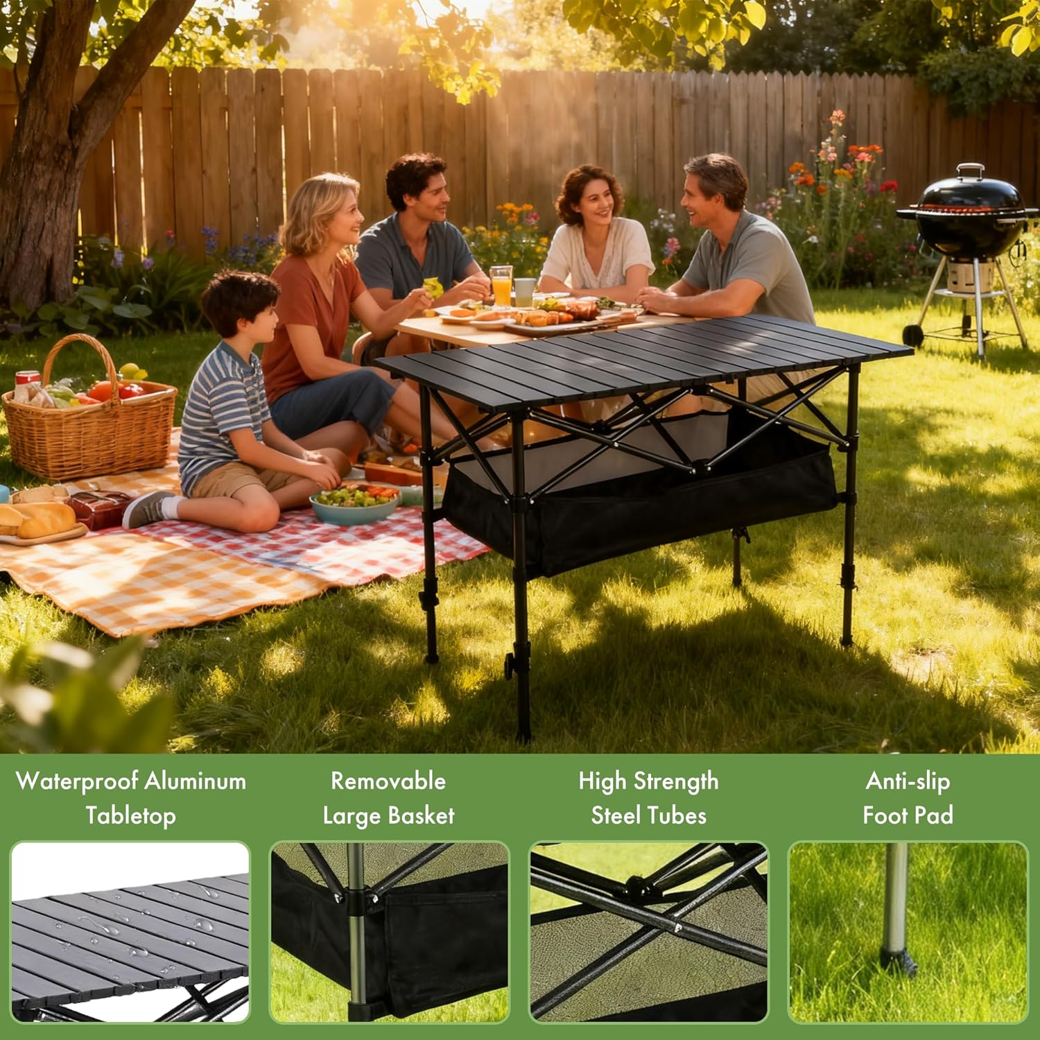 Portable Folding Camping Table - Camping Cooking Table incelemesi ve fiyatı