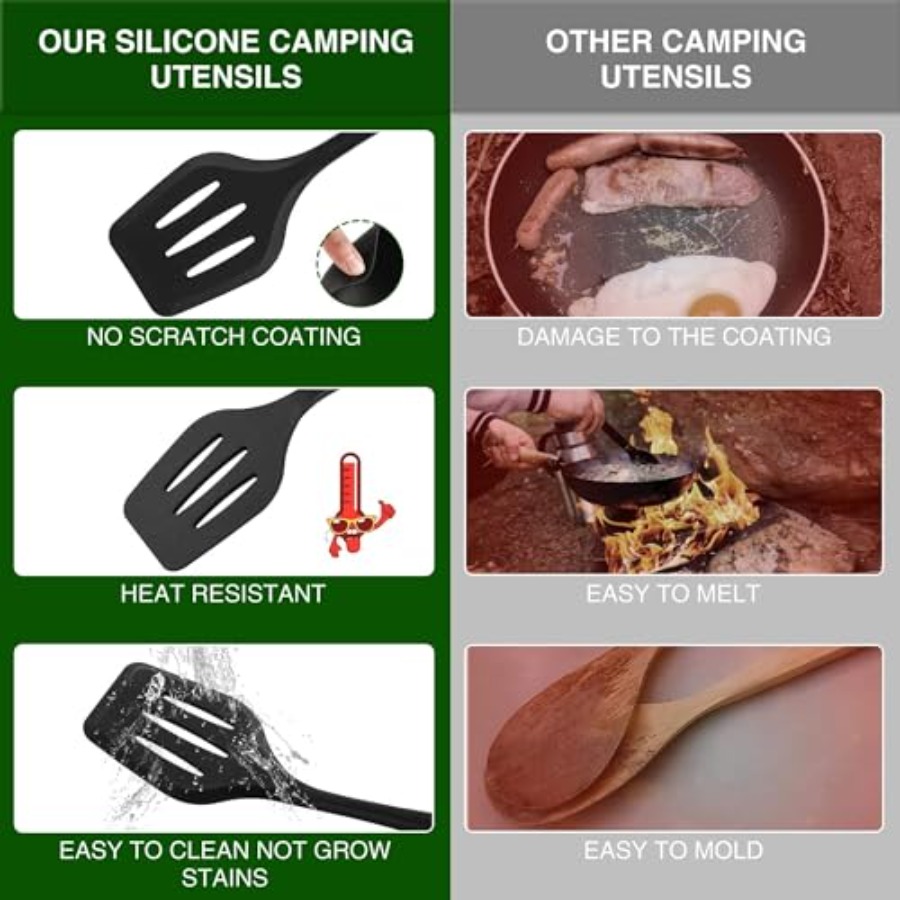 Camping Essentials Cookware Co - Camping Cooking Accessories Set incelemesi ve fiyatı