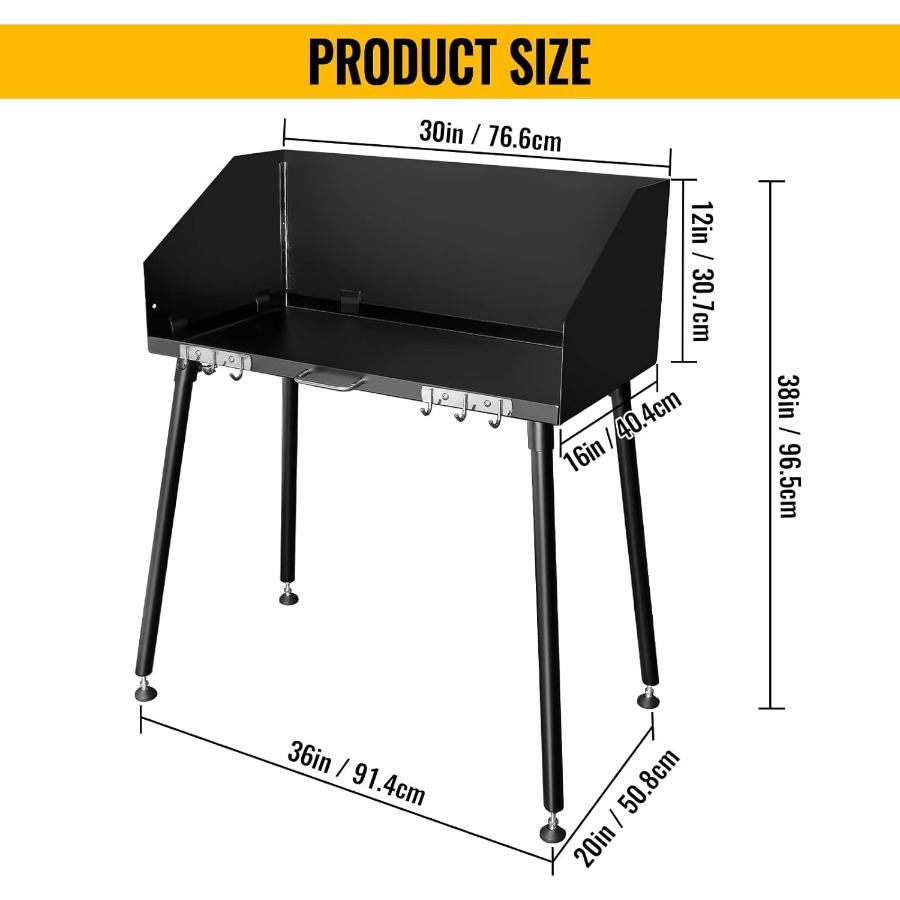 30 x 16 Inch Carbon Steel Dutc - Camping Cooking Table incelemesi ve fiyatı