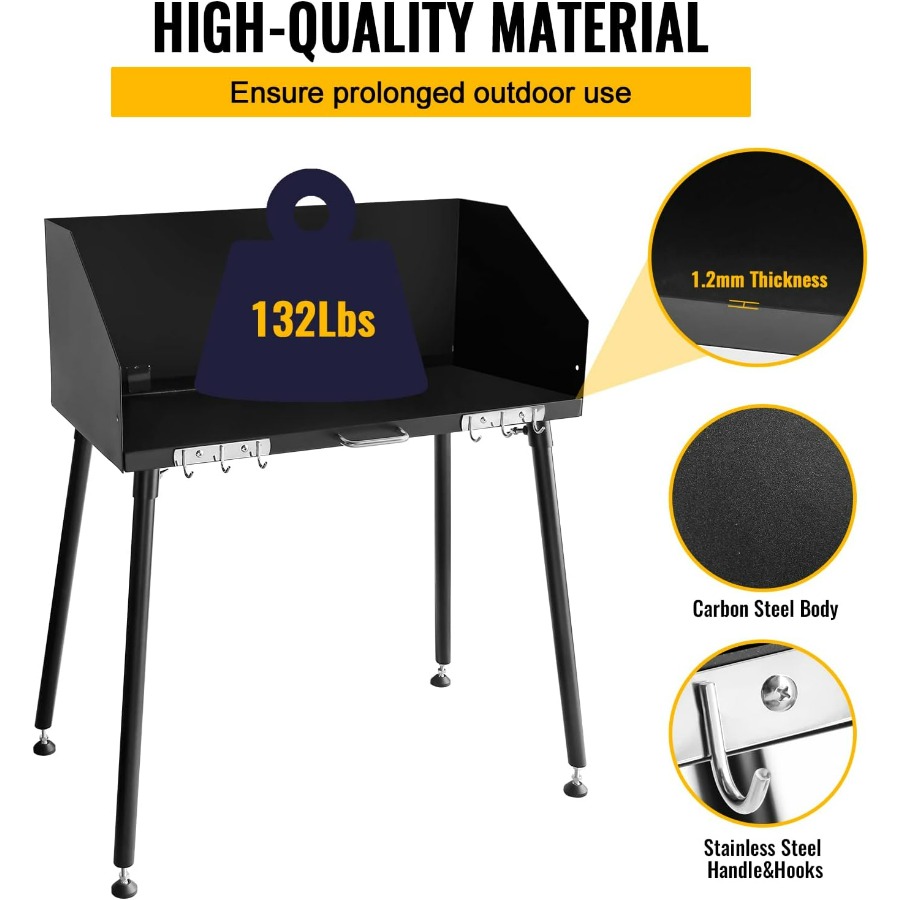 30 x 16 Inch Carbon Steel Dutc - Camping Cooking Table incelemesi ve fiyatı