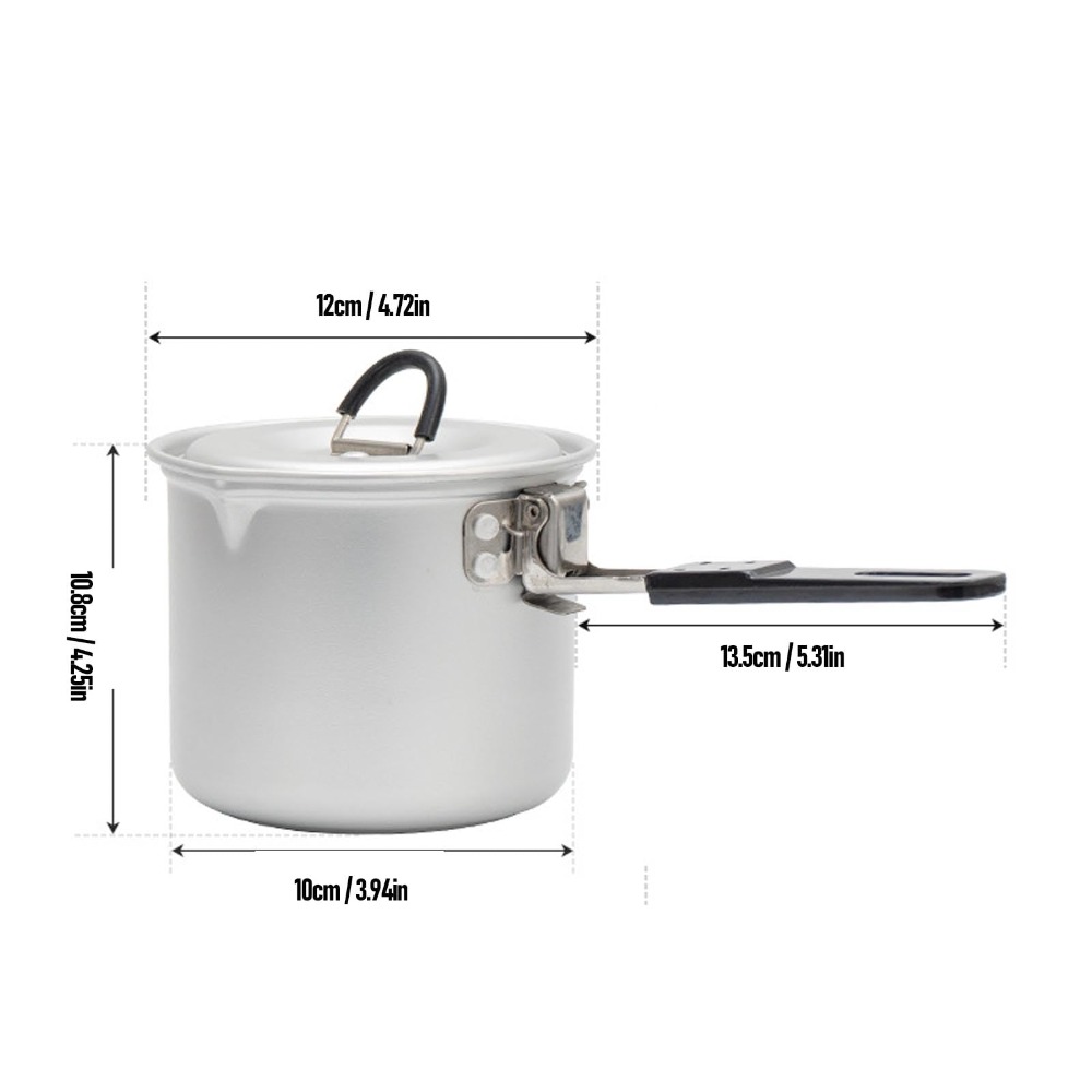Camping Cooking Pot, 770ml Por - Camping Outdoor Cooking Set incelemesi ve fiyatı