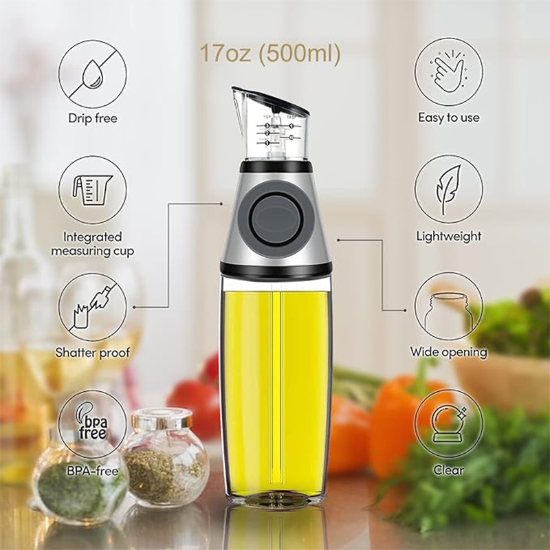 250ml/500ml Superior Glass Oil - Camping Cooking Recipes incelemesi ve fiyatı