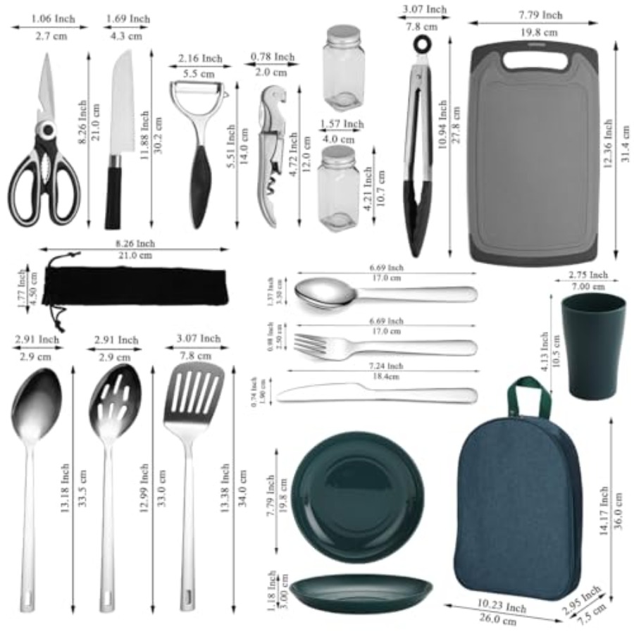 Camping Essentials, Camping Co - Camping Cooking Must Haves incelemesi ve fiyatı