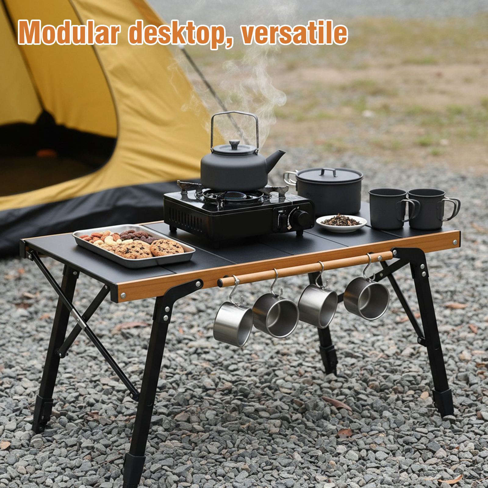 Portable Camping Table with St - Camping Cooking Table incelemesi ve fiyatı