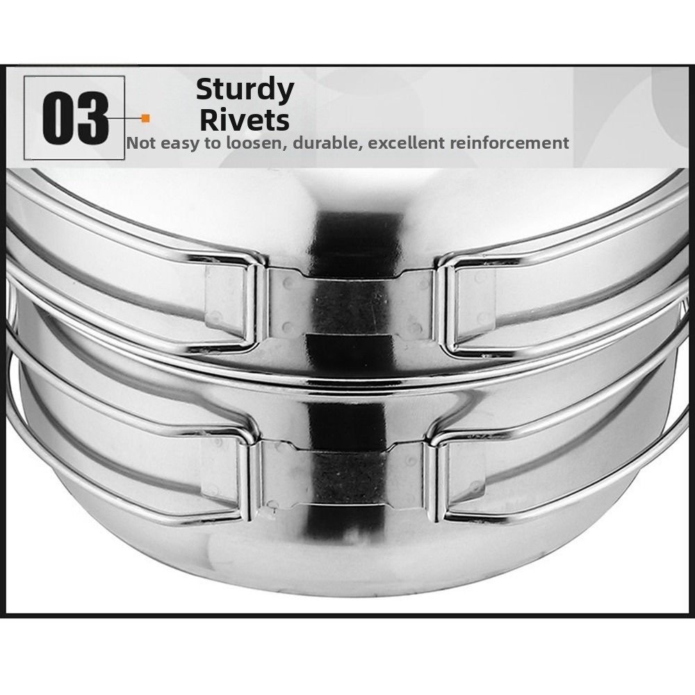 5Pcs 304 Stainless Steel Campi - Camping Cooking Set incelemesi ve fiyatı