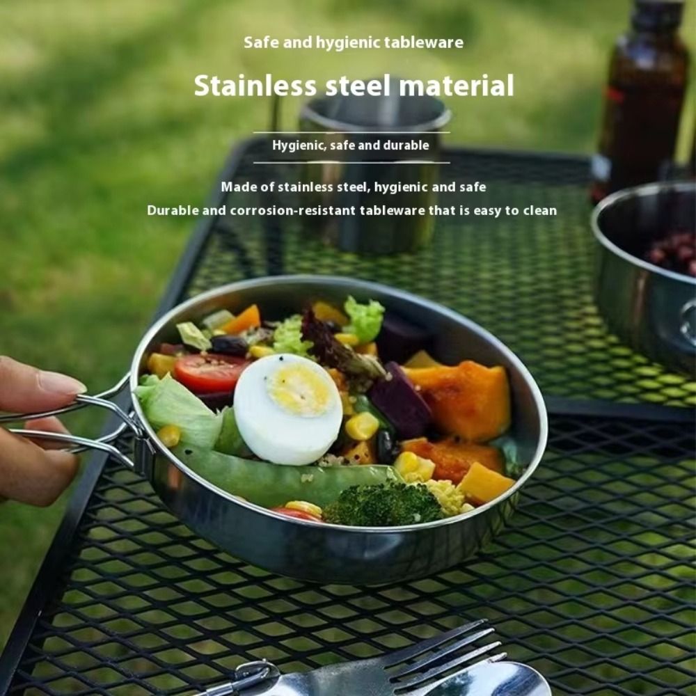 5Pcs 304 Stainless Steel Campi - Camping Cooking Set incelemesi ve fiyatı