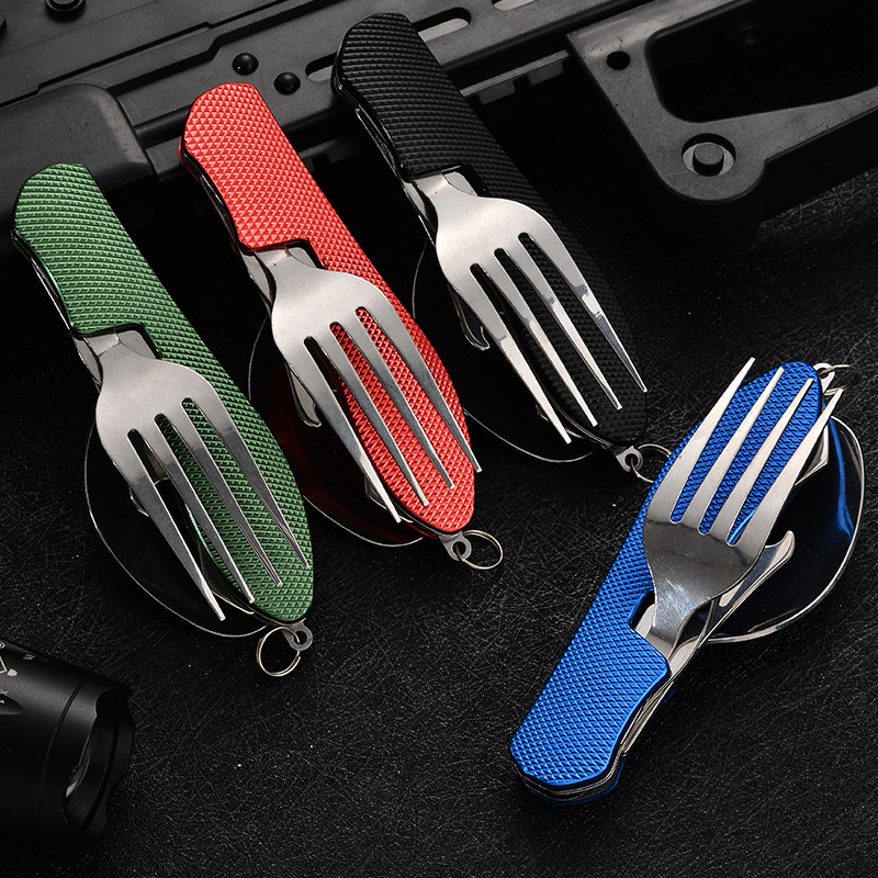 4 in1 Foldable Camping Utensil - Camping Cooking And Cutlery Set incelemesi ve fiyatı