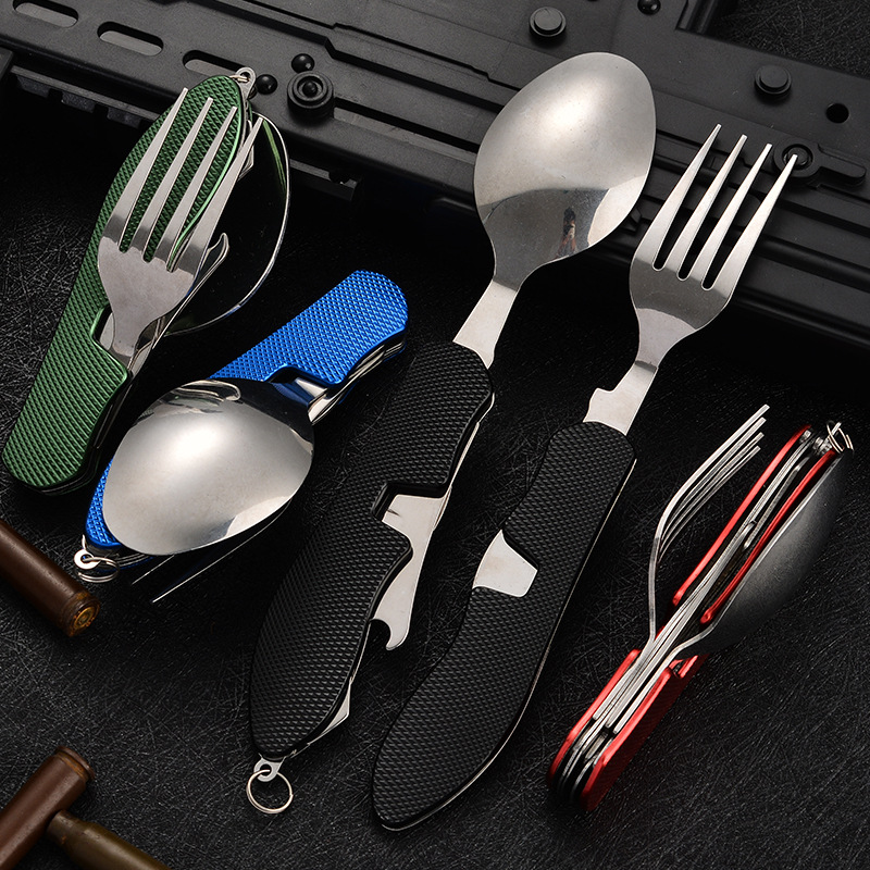 4 in1 Foldable Camping Utensil - Camping Cooking And Cutlery Set incelemesi ve fiyatı