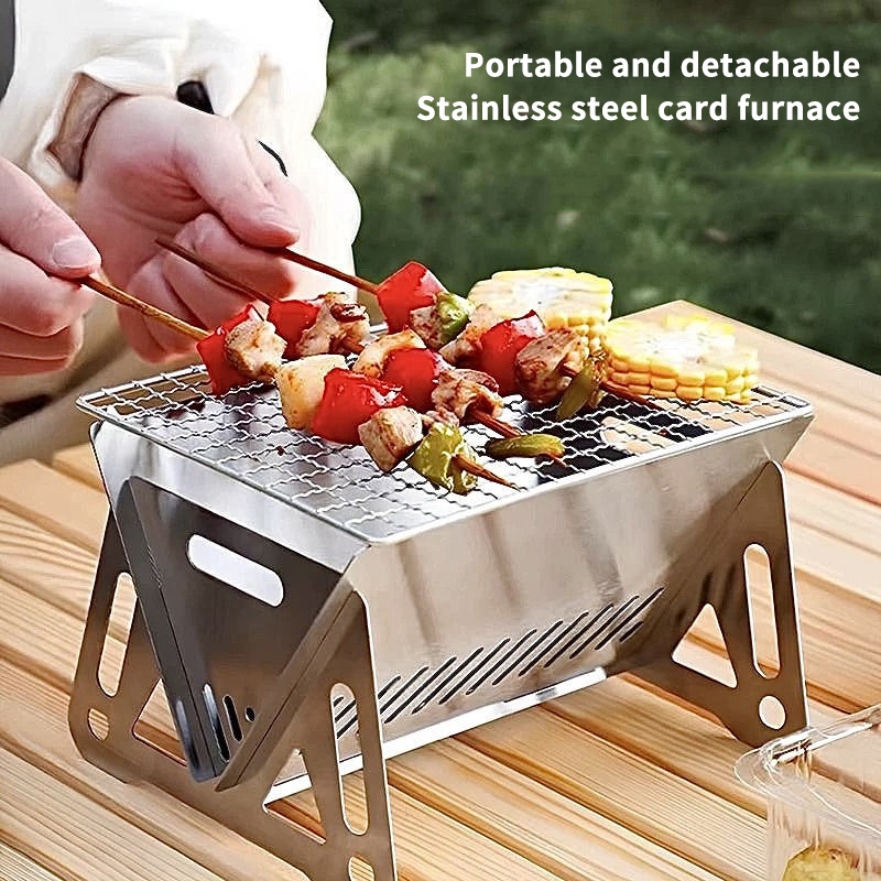 Portable Folding Stainless Ste - Camp Grill Portable Folding incelemesi ve fiyatı