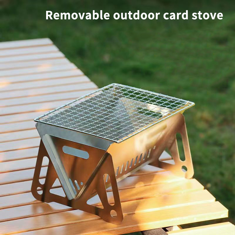 Portable Folding Stainless Ste - Camp Grill Portable Folding incelemesi ve fiyatı