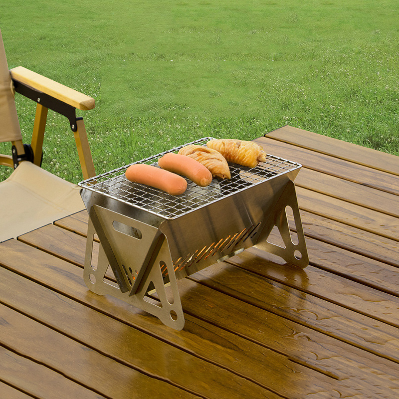 Portable Folding Stainless Ste - Camp Grill Portable Folding incelemesi ve fiyatı
