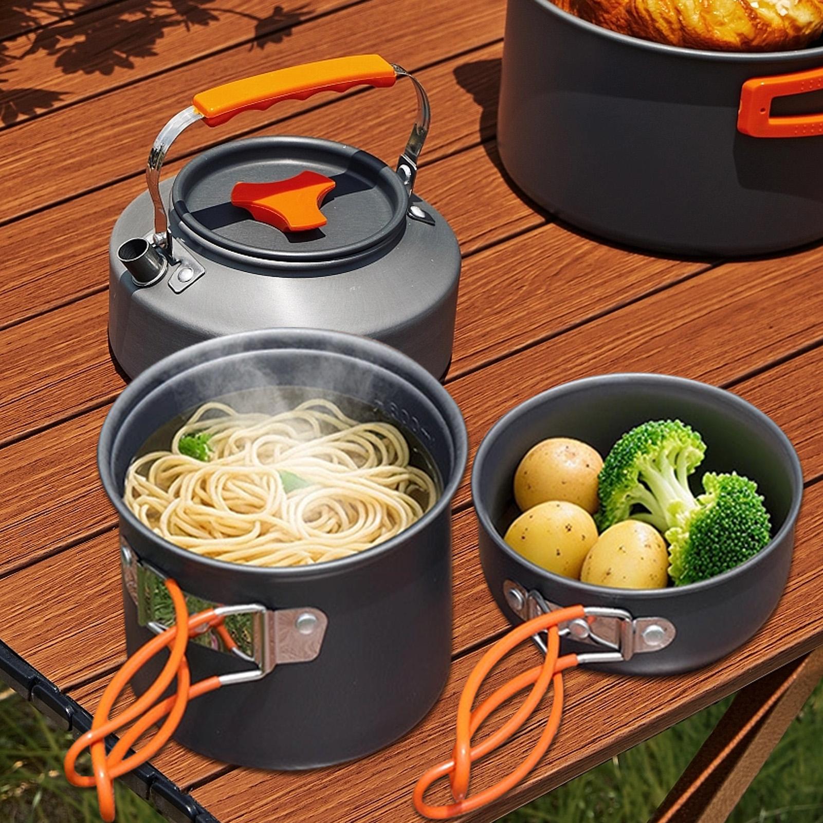 Portable Camping Cookware Set  - Camping Cooking Knife Set incelemesi ve fiyatı
