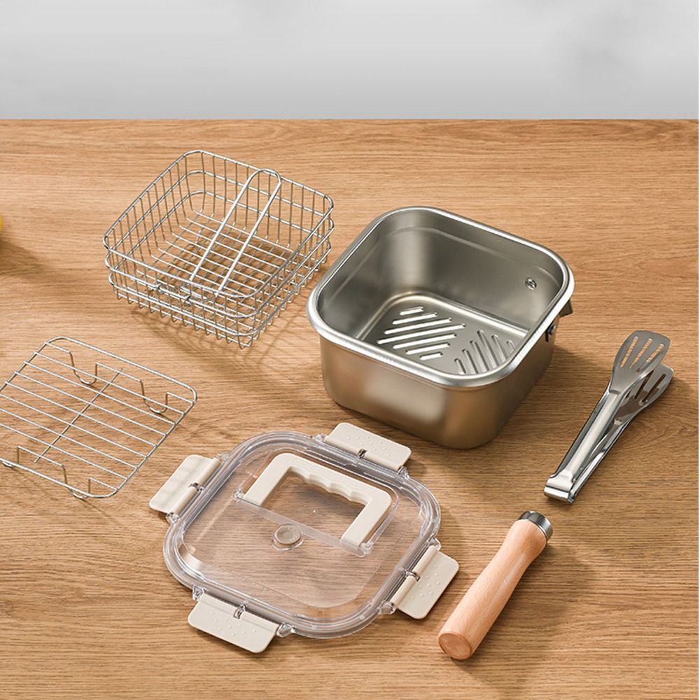 Portable Stainless Steel Fryin - Camping Cooking Hardware incelemesi ve fiyatı