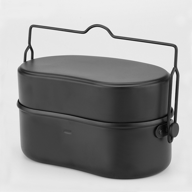 Aluminum Lunch Box Cookware Ou - Camping Cooking Kit Box incelemesi ve fiyatı