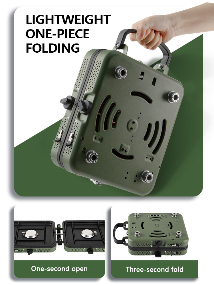 Portable double burner cooker  - Camping Double Cooking Stove incelemesi ve fiyatı