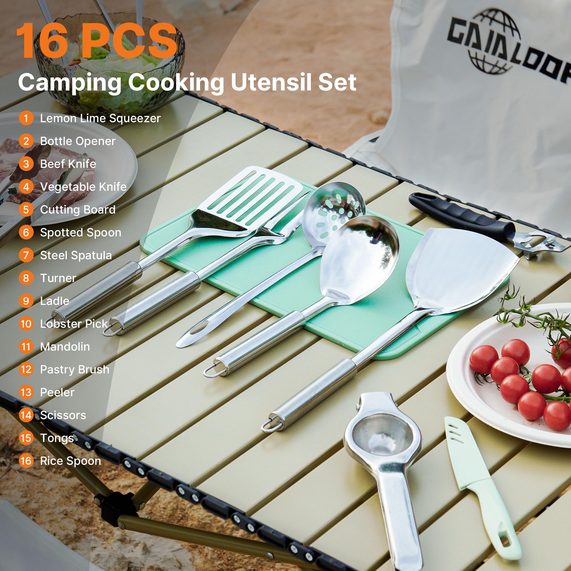Camping Cooking Utensils Set C - Camping Cooking Set incelemesi ve fiyatı