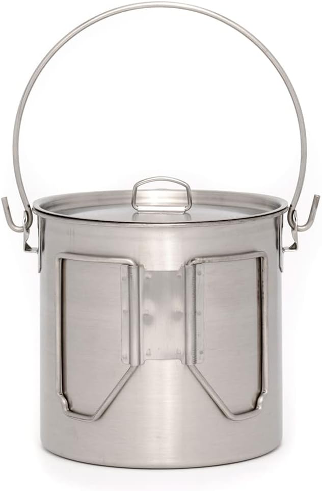 Stainless Steel Bush Pot and L - Camping Cooking Set incelemesi ve fiyatı