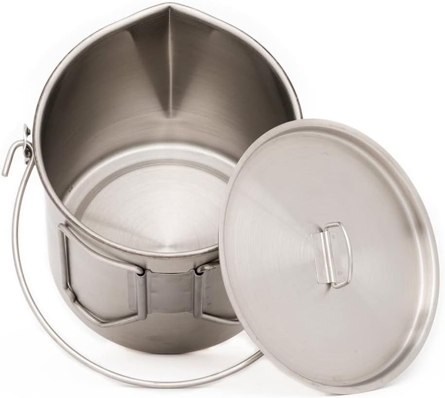 Stainless Steel Bush Pot and L - Camping Cooking Set incelemesi ve fiyatı
