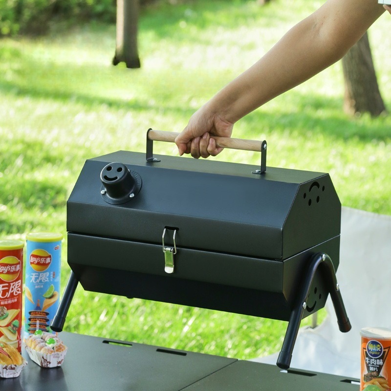 Carbon Steel Barbecue Grill Po - Camping Double Cooking Stove incelemesi ve fiyatı