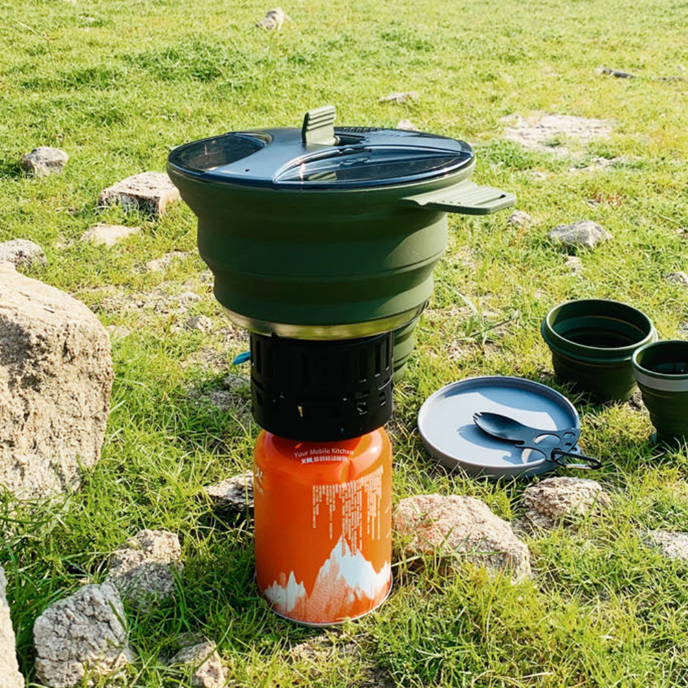 2.5L Silicone Folding Kettle C - Camping Cooking Hardware incelemesi ve fiyatı