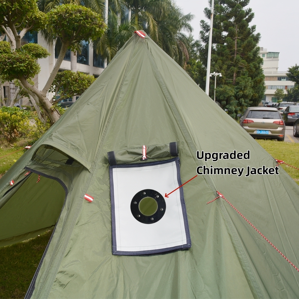 New Pyramid Tent With Snow Ski - Camping Cooking Snow incelemesi ve fiyatı