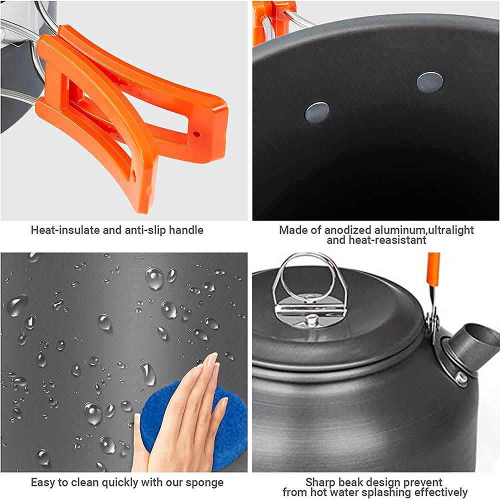 1pcs/1set Camping Cookware Kit - Camping Cooking Recipes incelemesi ve fiyatı