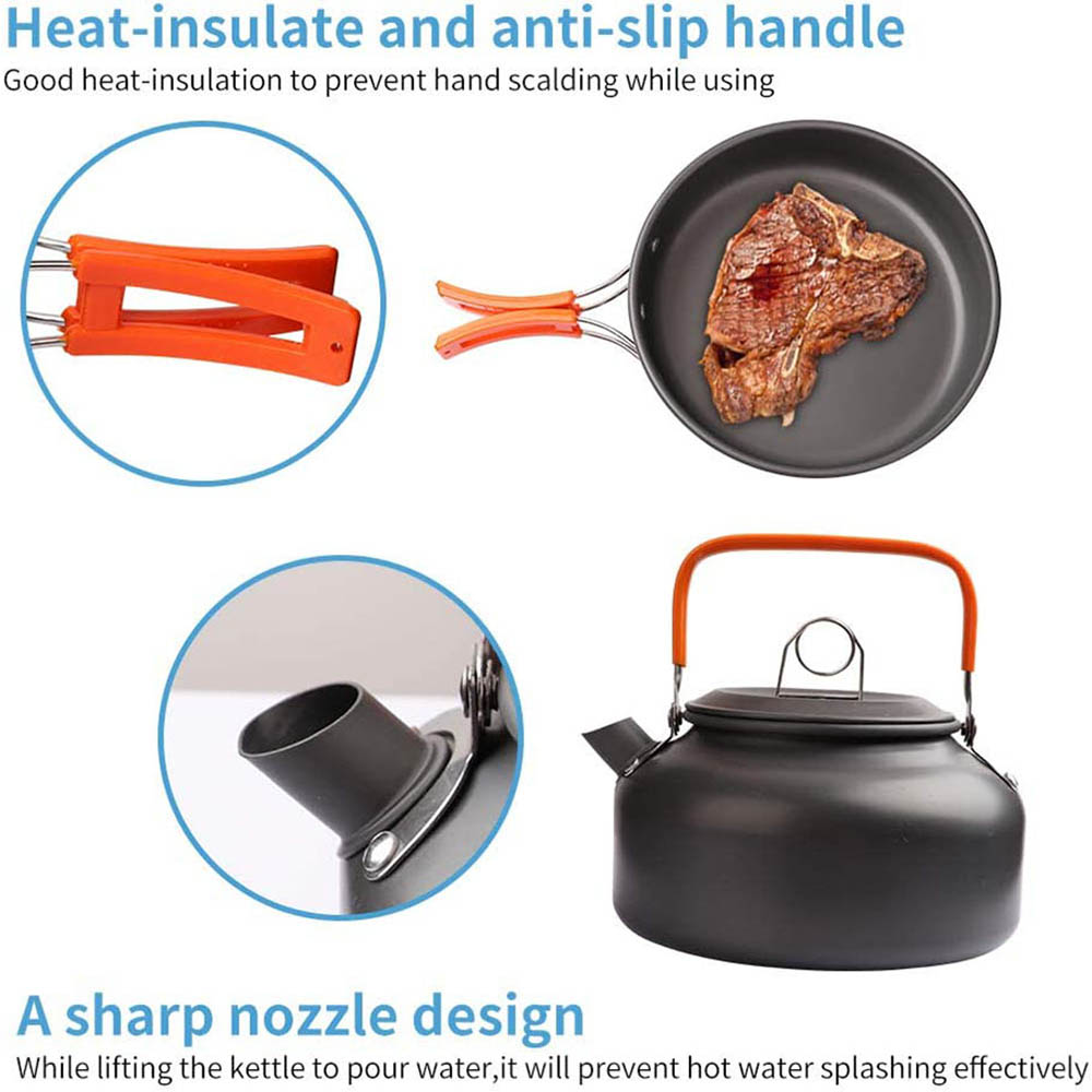 1pcs/1set Camping Cookware Kit - Camping Cooking Recipes incelemesi ve fiyatı