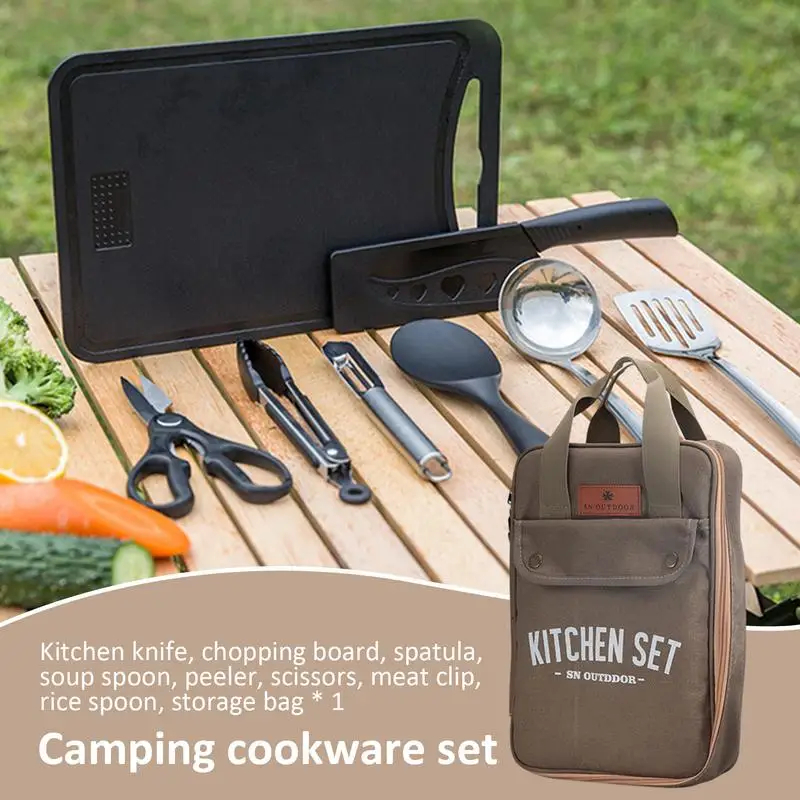 8pcs Camping Kitchen Cookware  - Camping Cooking Pack incelemesi ve fiyatı