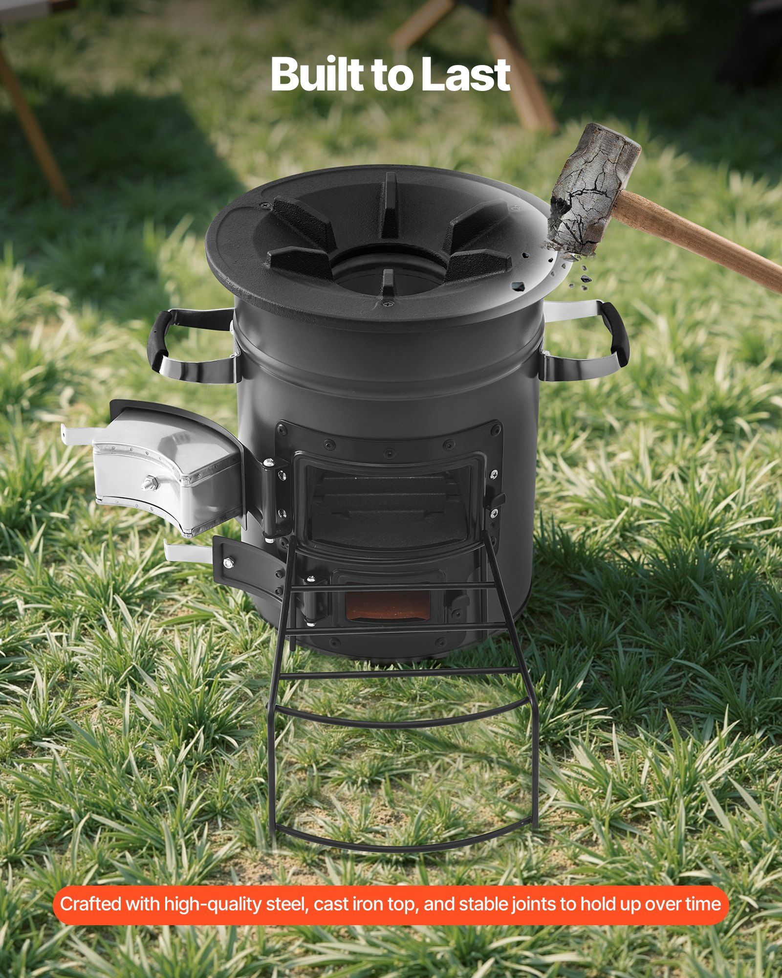 Outdoor Portable Rocket Stove  - Camping Double Cooking Stove incelemesi ve fiyatı