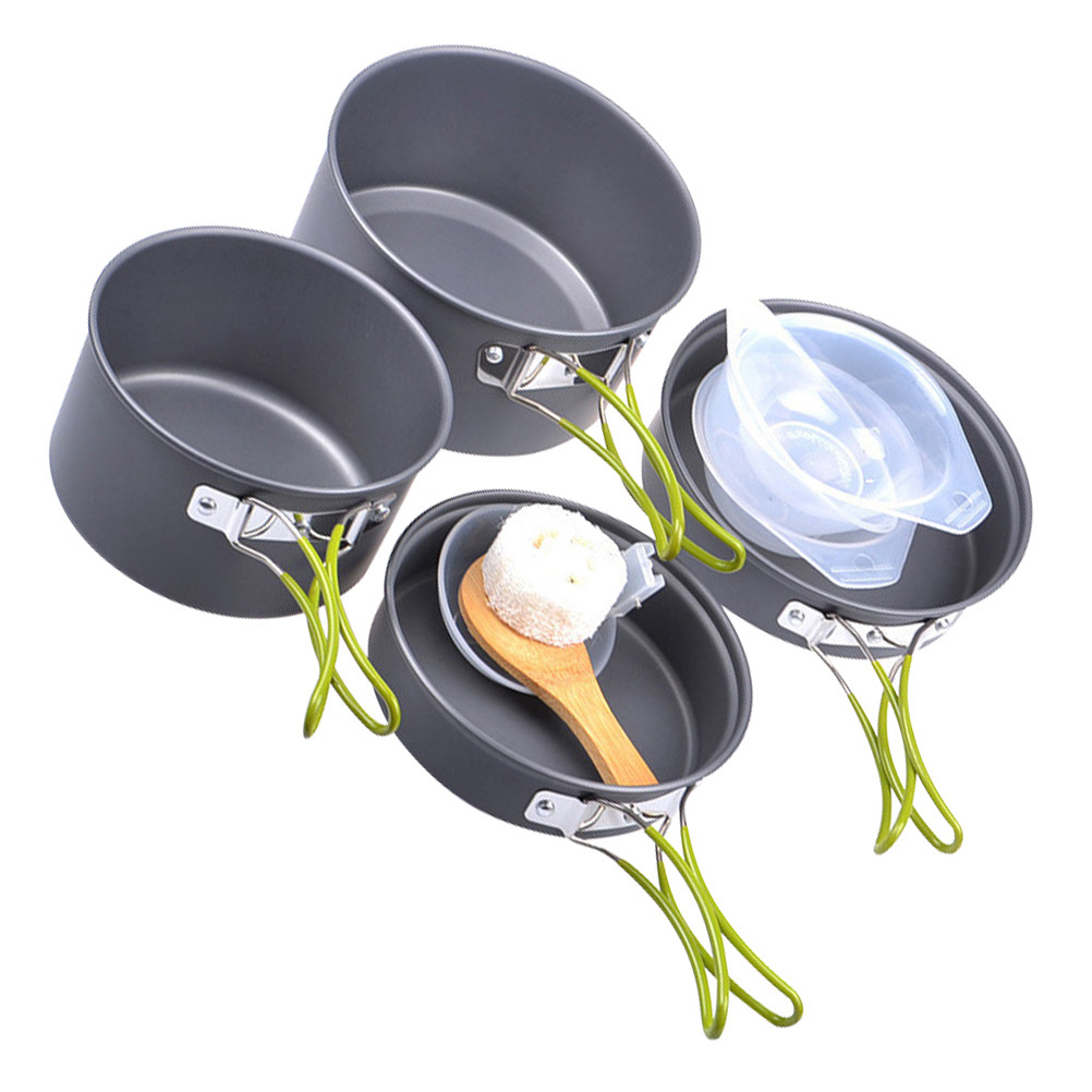 1Set Portable Camping Cookware - Camping Cooking Set incelemesi ve fiyatı
