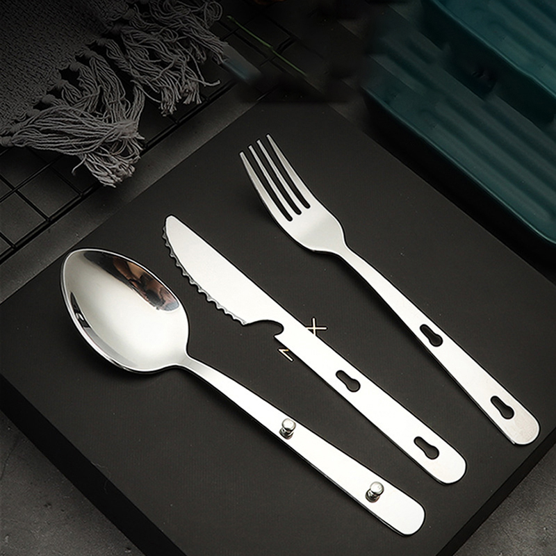3pcs/set Portable Stainless St - Camping Cooking Knife Set incelemesi ve fiyatı