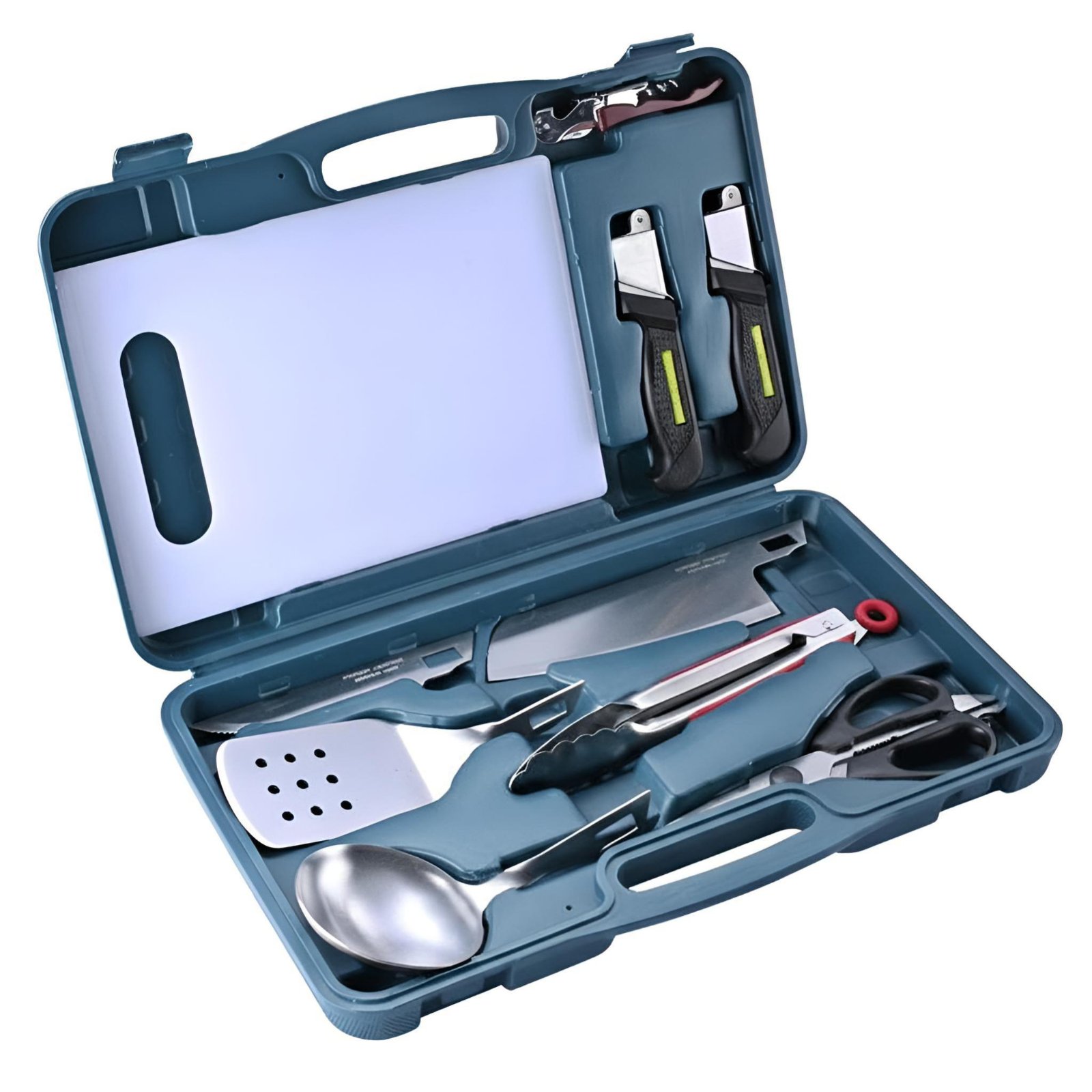 Outdoor Dining Cutlery Set, Ca - Camping Cooking Kit Box incelemesi ve fiyatı