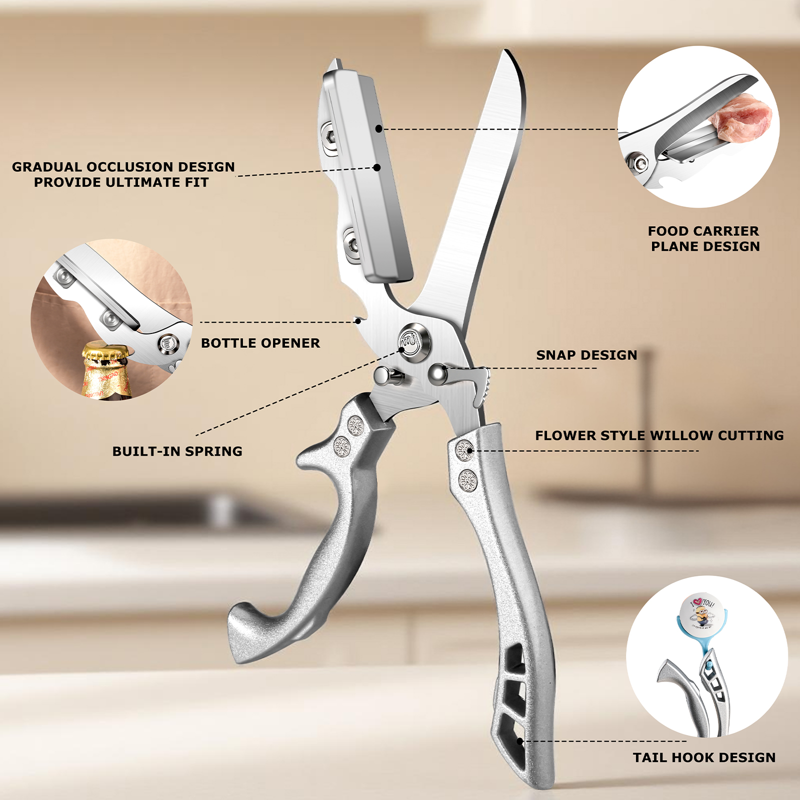 Multifunctional Kitchen Scisso - Camping Cooking And Cutlery Set incelemesi ve fiyatı
