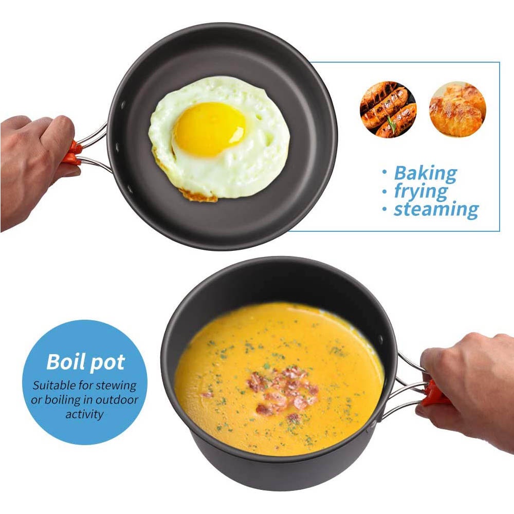 Outdoor camping cooking set al - Camping Cooking Materials incelemesi ve fiyatı