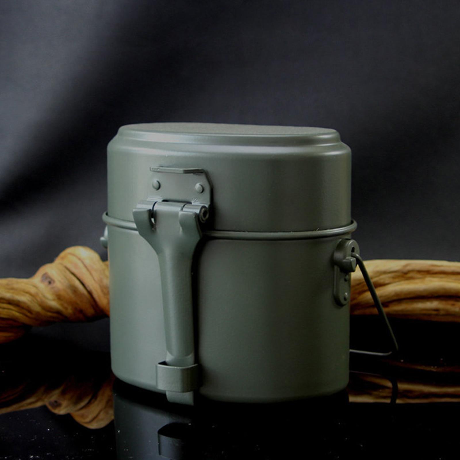 Lunch Box Mess Kit Pot and Pan - Camping Cooking Kit Box incelemesi ve fiyatı