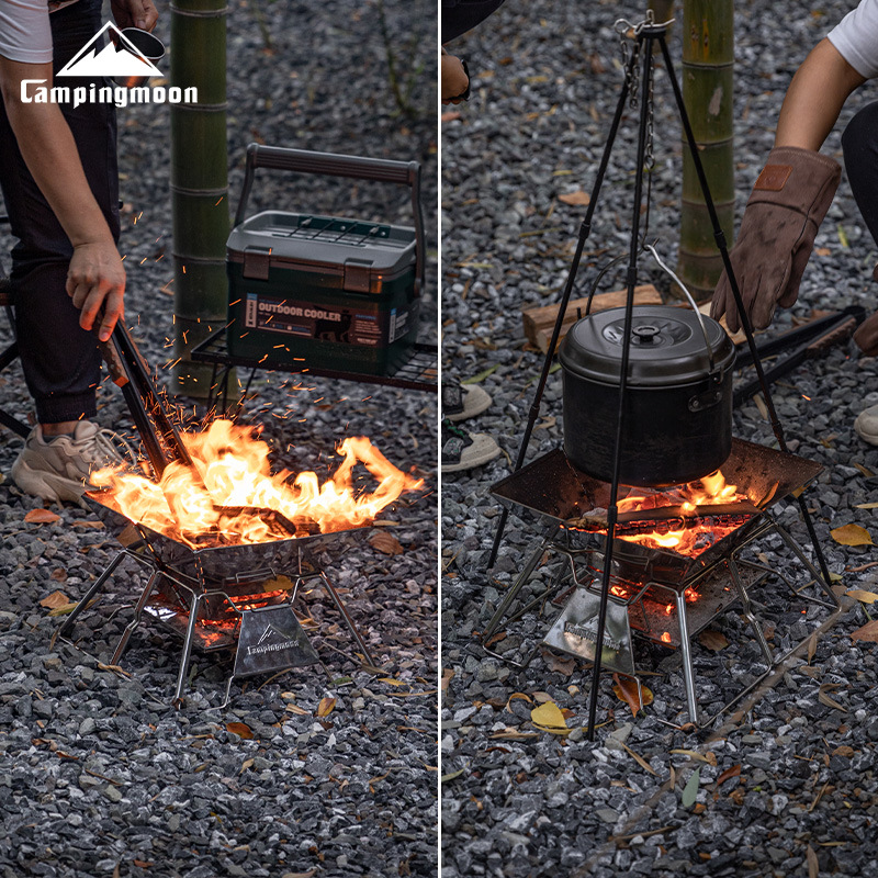 CAMPINGMOON Stainless Steel Fo - Camp Grill Portable Folding incelemesi ve fiyatı