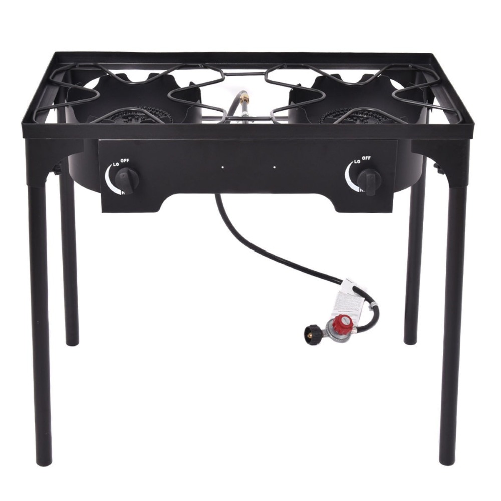 150000BTU Portable Propane Dou - Camping Double Cooking Stove incelemesi ve fiyatı