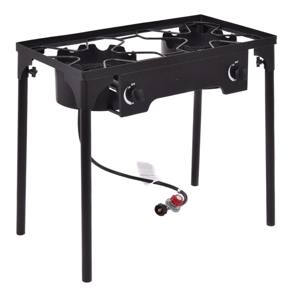 150000BTU Portable Propane Dou - Camping Double Cooking Stove incelemesi ve fiyatı