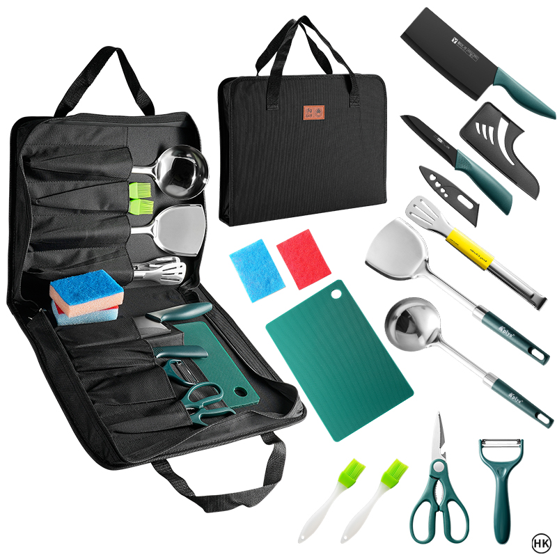 13PCS Camping cooking set, cam - Camping Cooking Accessories Set incelemesi ve fiyatı