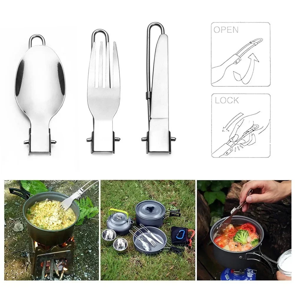 1 Set Outdoor Camping Picnic C - Camping Cooking Knife Set incelemesi ve fiyatı