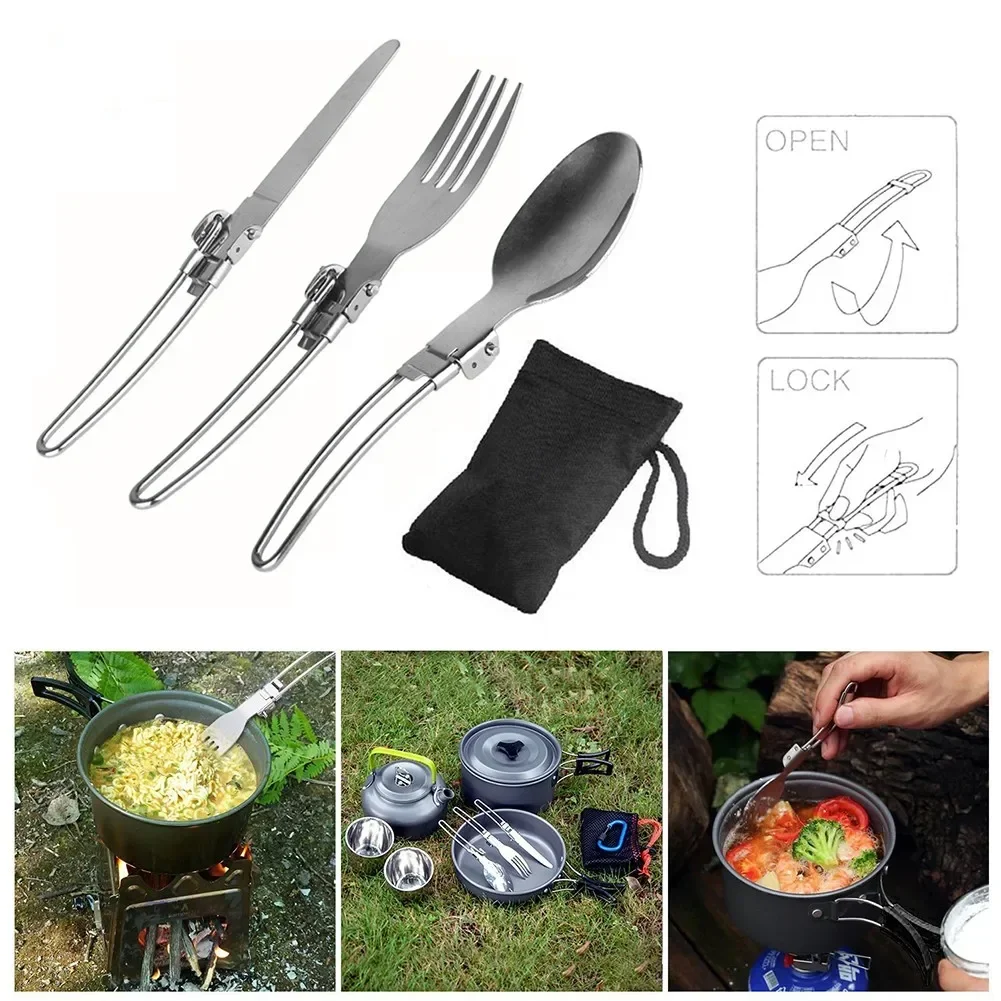 1 Set Outdoor Camping Picnic C - Camping Cooking Knife Set incelemesi ve fiyatı