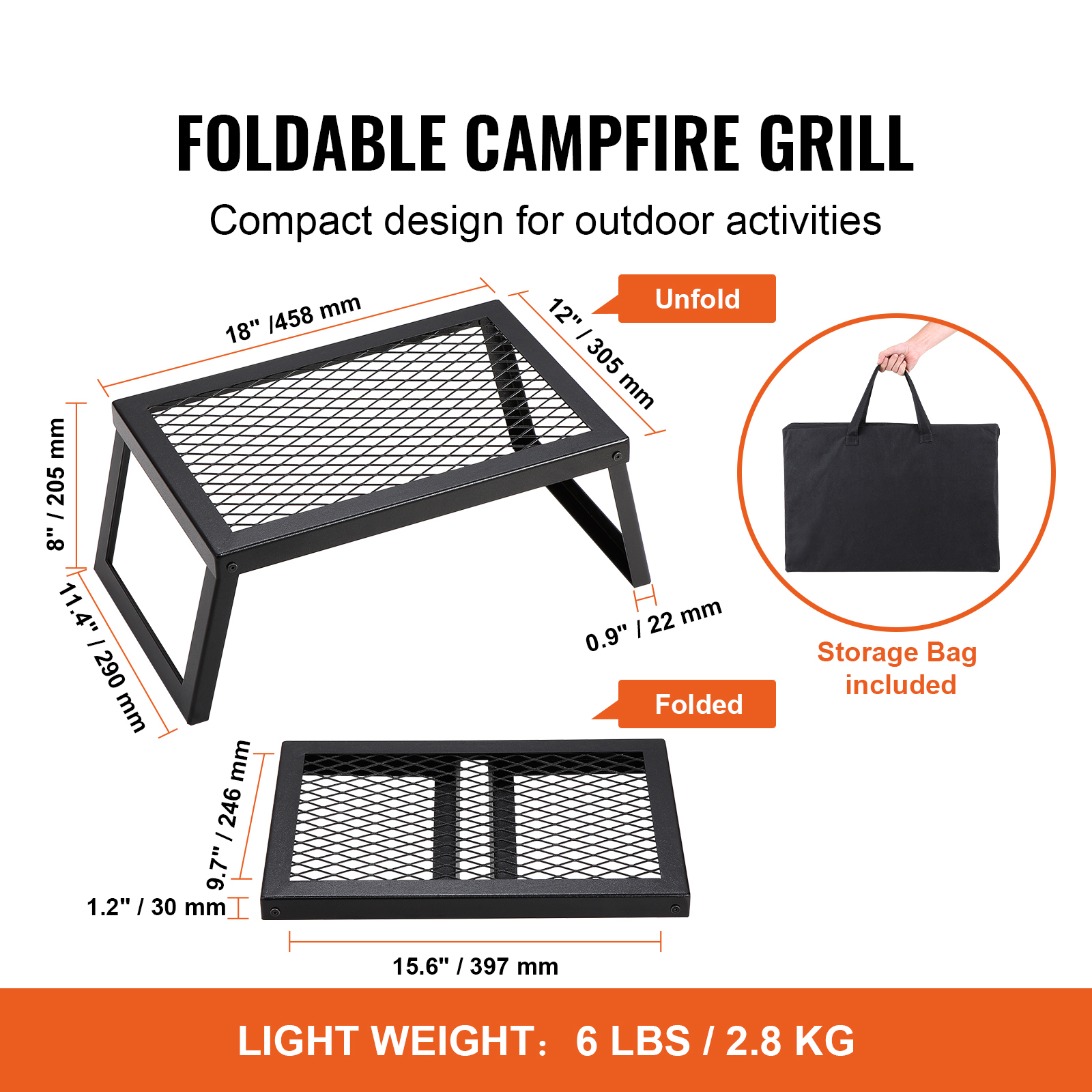 SucceBuy 18/24in Barbecue Char - Camping Cooking Meat incelemesi ve fiyatı