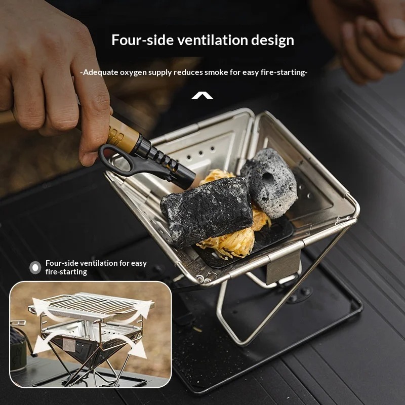 Outdoor Camping Folding Grill  - Camp Grill Portable Folding incelemesi ve fiyatı