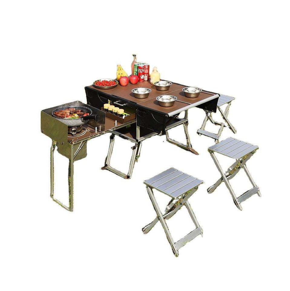 Portable Outdoor Folding Food  - Camping Cooking Dining Set incelemesi ve fiyatı