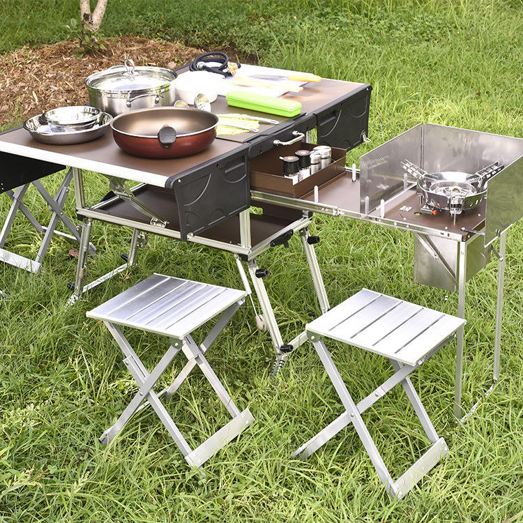 Portable Outdoor Folding Food  - Camping Cooking Dining Set incelemesi ve fiyatı