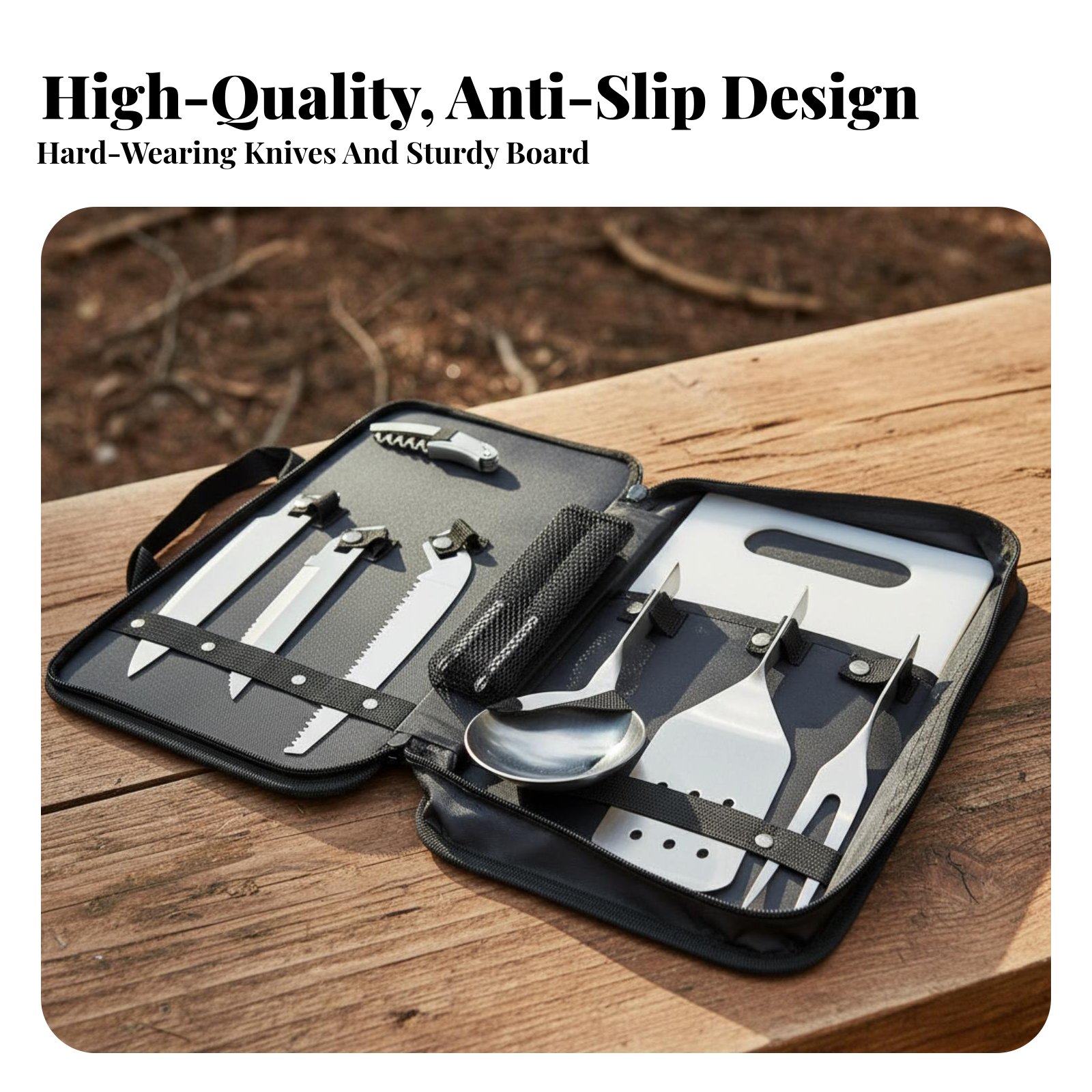 Outdoor Cooking Utensil Set, P - Camping Cooking Knife Set incelemesi ve fiyatı