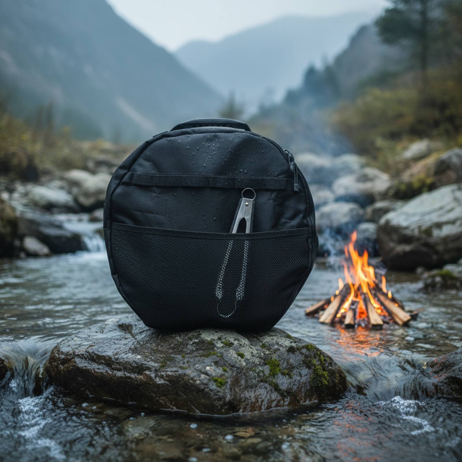 Bbq Pan Organizer Bag Thickene - Camp Grill Portable Folding incelemesi ve fiyatı