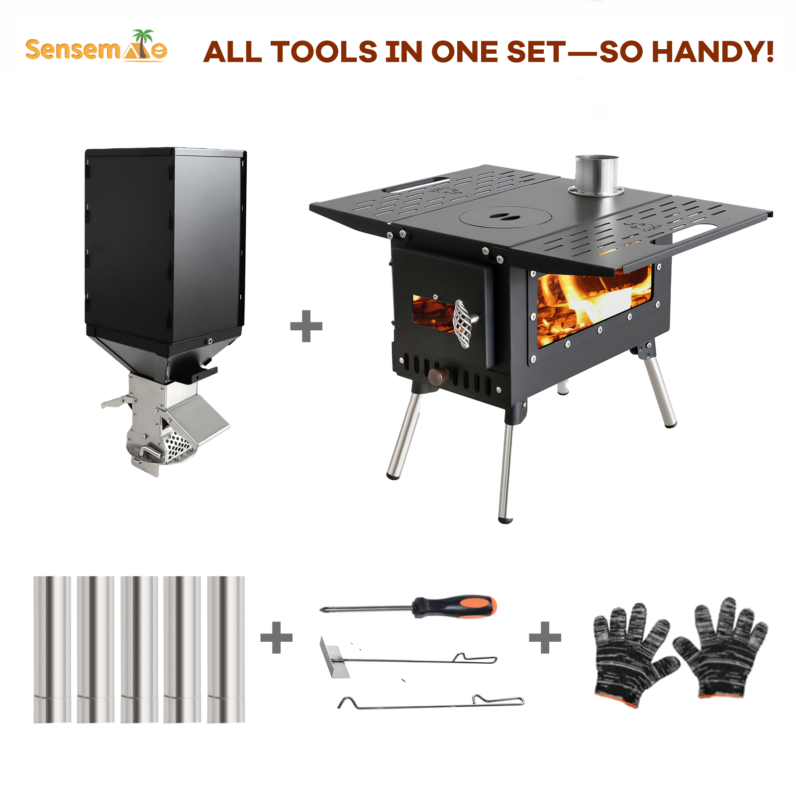 Pellet Stove Camping Stainless - Camp Grill Portable Folding incelemesi ve fiyatı